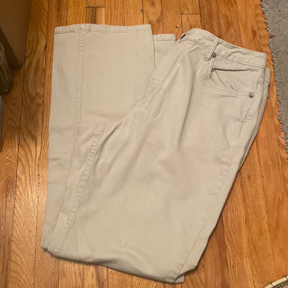Women’s Cold Water Creek White/cream jeans size 14